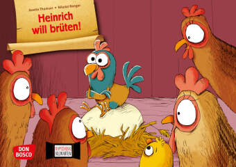 Heinrich will brüten! Kamishibai Bildkartenset