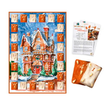 Der Lebkuchen-Zettel-Adventskalender »Weihnachten liegt in der Luft«