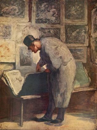 Honoré Daumier - Der Kupferstich-Liebhaber - 500 Teile (Puzzle)