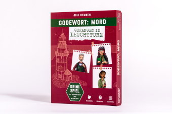 Codewort: Mord. Gefangen im Leuchtturm. Krimidinner-Rollenspiel und Kochbuch. Für 6 Spieler ab 12 Ja