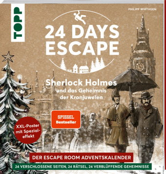 24 DAYS ESCAPE - Der Escape Room Adventskalender: Sherlock Holmes und das Geheimnis der Kronjuwelen