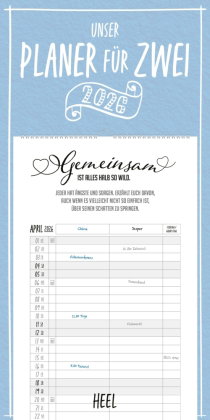 Unser Planer für Zwei - Paarplaner Kalender 2026