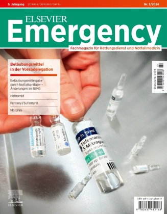 ELSEVIER Emergency. Betäubungsmittel in der Vorabdelegation. 3/2024: Fachmagazin für Rettungsdienst