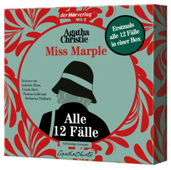 Miss Marple - Alle 12 Fälle, 10 Audio-CD, 10 MP3