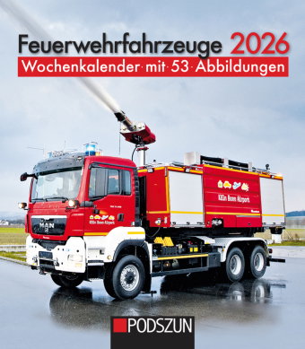 Feuerwehrfahrzeuge 2026 Wochenkalender