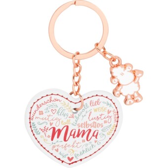 Schlüsselanhänger Mama Herz