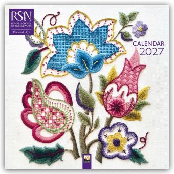 Royal School of Needlework 2027 - Original Flame Tree Publishing-Kalender [Kalender]