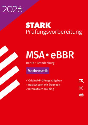 STARK Mathematik - MSA/eBBR 2026 Berlin/Brandenburg - Prüfungsvorbereitung, m. 1 Buch, m. 1 Beilage