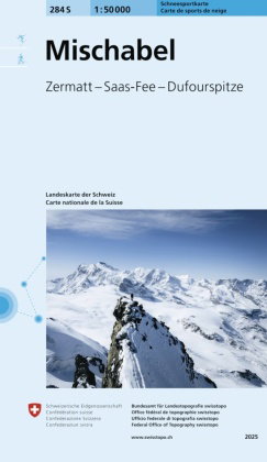 284S Mischabel Schneesportkarte