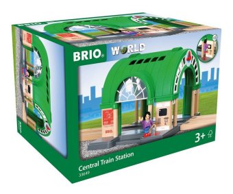 BRIO World - Großer Hauptbahnhof mit Ticketautomat