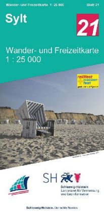 Wander- und Freizeitkarte Sylt