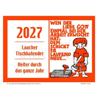 Laacher Tischkalender - Heiter durch das Jahr 2027