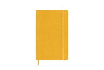 Moleskine Notizbuch - Color, Pocket/A6, Liniert, Stoffeinband, Orangegelb