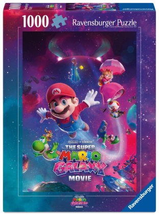 Erwachsenenpuzzle 1000 Teile - Super Mario Galaxy Movie - Galaktische Abenteuer!