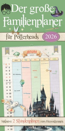 Der große inoffizielle Familienplaner für Potterheads. Kalender 2026