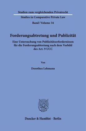 Forderungsabtretung und Publizität