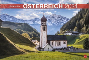 Österreich Globetrotter Kalender 2024. Die Alpenrepublik von ihren schönsten Seiten in einem großen