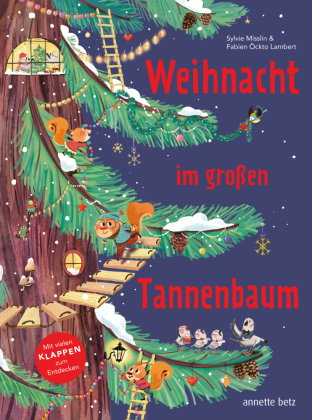 Weihnacht im großen Tannenbaum - Ein Pappbilderbuch mit vielen Klappen zum Entdecken und gemeinsamen
