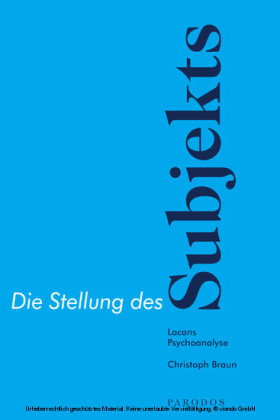 Die Stellung des Subjekts