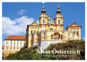 Mein Österreich. Eine Reise durch die Bundesländer (Wandkalender 2024 DIN A2 quer), CALVENDO Monatsk