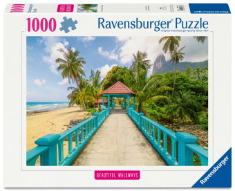 Erwachsenenpuzzle 1000 Teile - Farbenfrohe Brücke in Malaysia