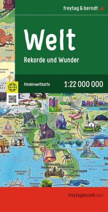 freytag & berndt Straßenkarte Weltkarte für Kinder 1:22 Mio.
