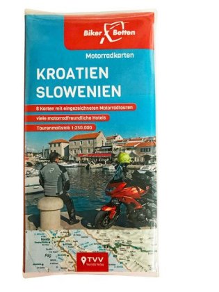 Motorradkarten Set Kroatien Slowenien