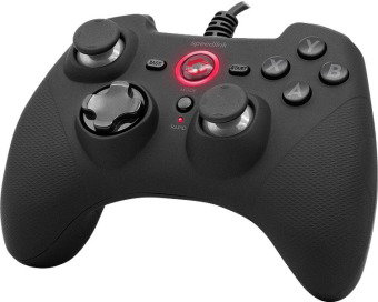 SPEEDLINK RAIT Gamepad - for PC/PS3/Switch/OLED, rubber-black