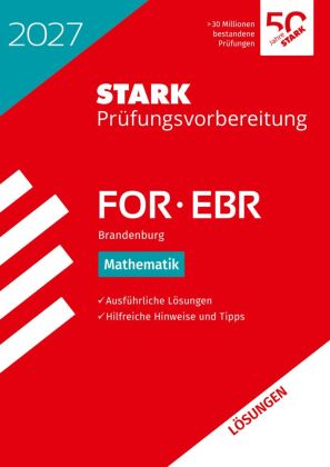 STARK Lösungen zu Mathematik - FOR/EBR 2027 Brandenburg - Prüfungsvorbereitung