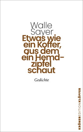Etwas wie ein Koffer, aus dem ein Hemdzipfel schaut