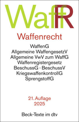 Waffenrecht. WaffR
