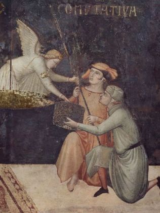 Ambrogio Lorenzetti - Allegorie der guten Regierung, Detail: Justizia commutativa - 1.000 Teile (Puz