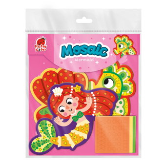 Kreativ-Set Roter Käfer Soft-Mosaik Die kleine Meerjungfrau RK8010-07