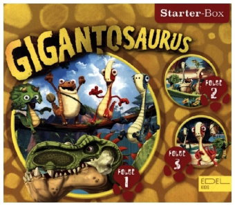 Gigantosaurus - Starter-Box. Box.1, 3 Audio-CD