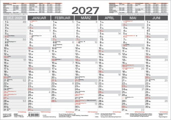 Tafelkalender A3 2027