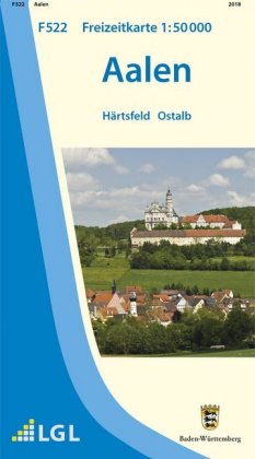 Topographische Freizeitkarte Baden-Württemberg Aalen