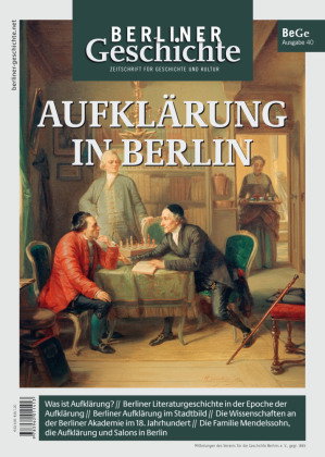 Berliner Geschichte - Zeitschrift für Geschichte und Kultur