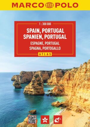 MARCO POLO Reiseatlas Spanien, Portugal 1:300.000