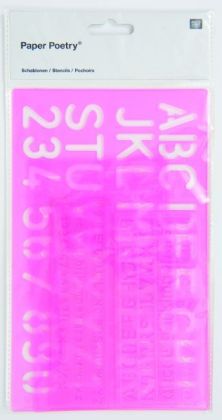 Schablonen ABC und Zahlen 4-teilig