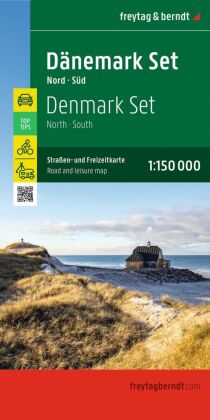 freytag & berndt Straßenkarte Dänemark Set 1:150.000
