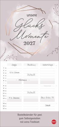 Kreativ-Planer für zwei Glücksmomente 2027