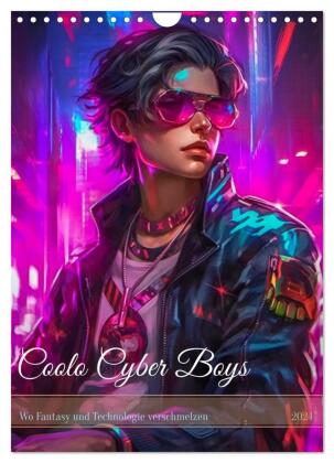 Coole Cyber Boys (Wandkalender 2024 DIN A4 hoch), CALVENDO Monatskalender