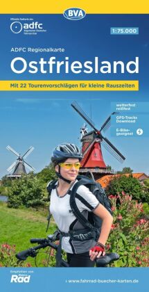 BVA ADFC Regionalkarte Ostfriesland 1:75.000