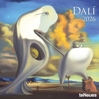 teNeues - Dalí 2026 - Kunst-Wandkalender 30x30 cm (30x60 cm geöffnet) | Broschürenkalender mit Meist