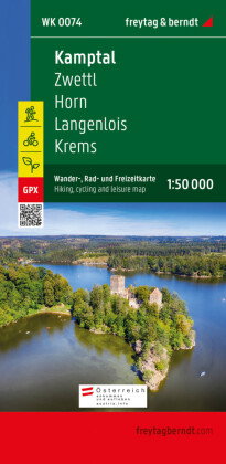 Kamptal, Wander-, Rad- und Freizeitkarte 1:50.000, freytag & berndt, WK 0074