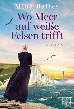 Wo Meer auf weiße Felsen trifft