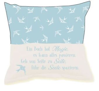 Sofahelden Lesekissen - Ein Buch hat Magie