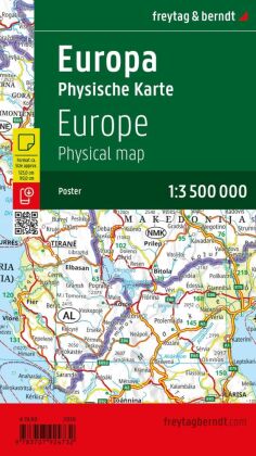 freytag & berndt Poster Europa physisch 1:3,5 Mio.