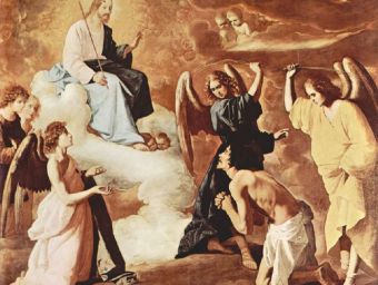 Francisco de Zurbarán - Geißelung des Hl. Hieronymus durch die Engel - 1.000 Teile (Puzzle)