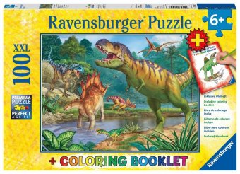 Kinderpuzzle 100 XXL Teile - Welt der Dinosaurier